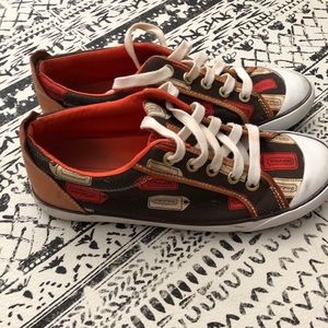 Coach tennis shoes.